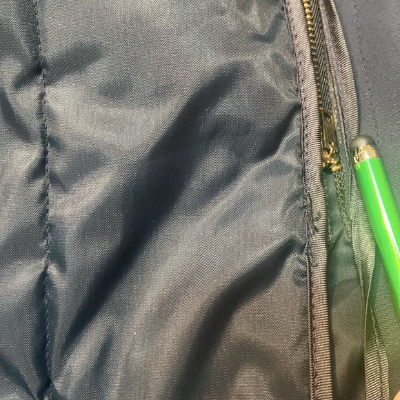 FASHION WORLD Career Apparel NWT Size 44 Reg Navy Thinsulate Trench Coat - Picture 5 of 12